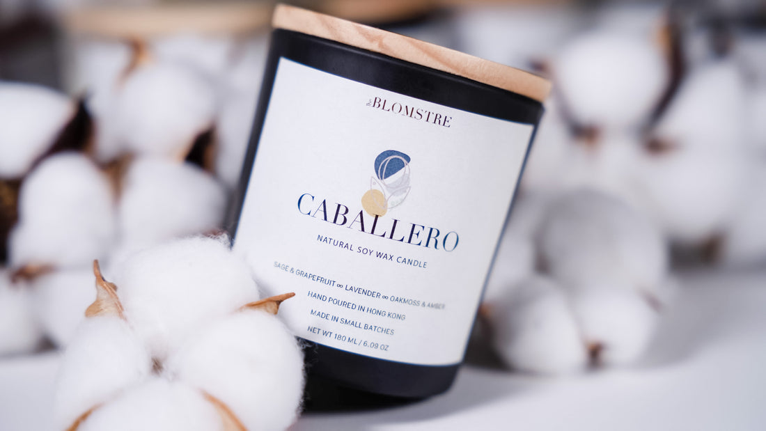 THE BLOMSTRE|Soy Candle 180ml: CABALLERO - N°2