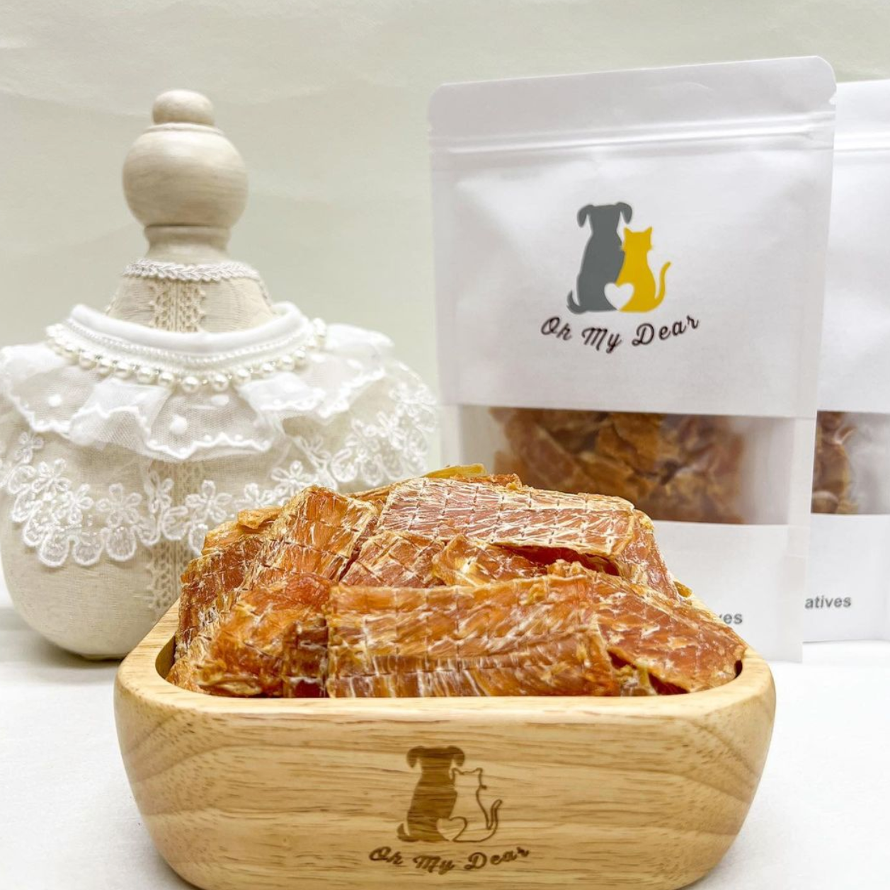 TREATS FOR PET - DRIED CHICKEN JERKY|寵物零食 - 無添加雞柳片