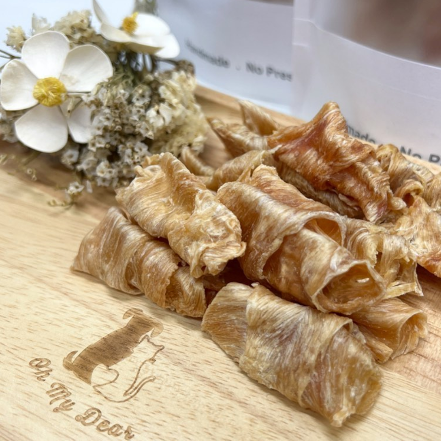 TREATS FOR PET - DRIED CHICKEN CARTILAGE|寵物零食 - 雞軟骨脆脆