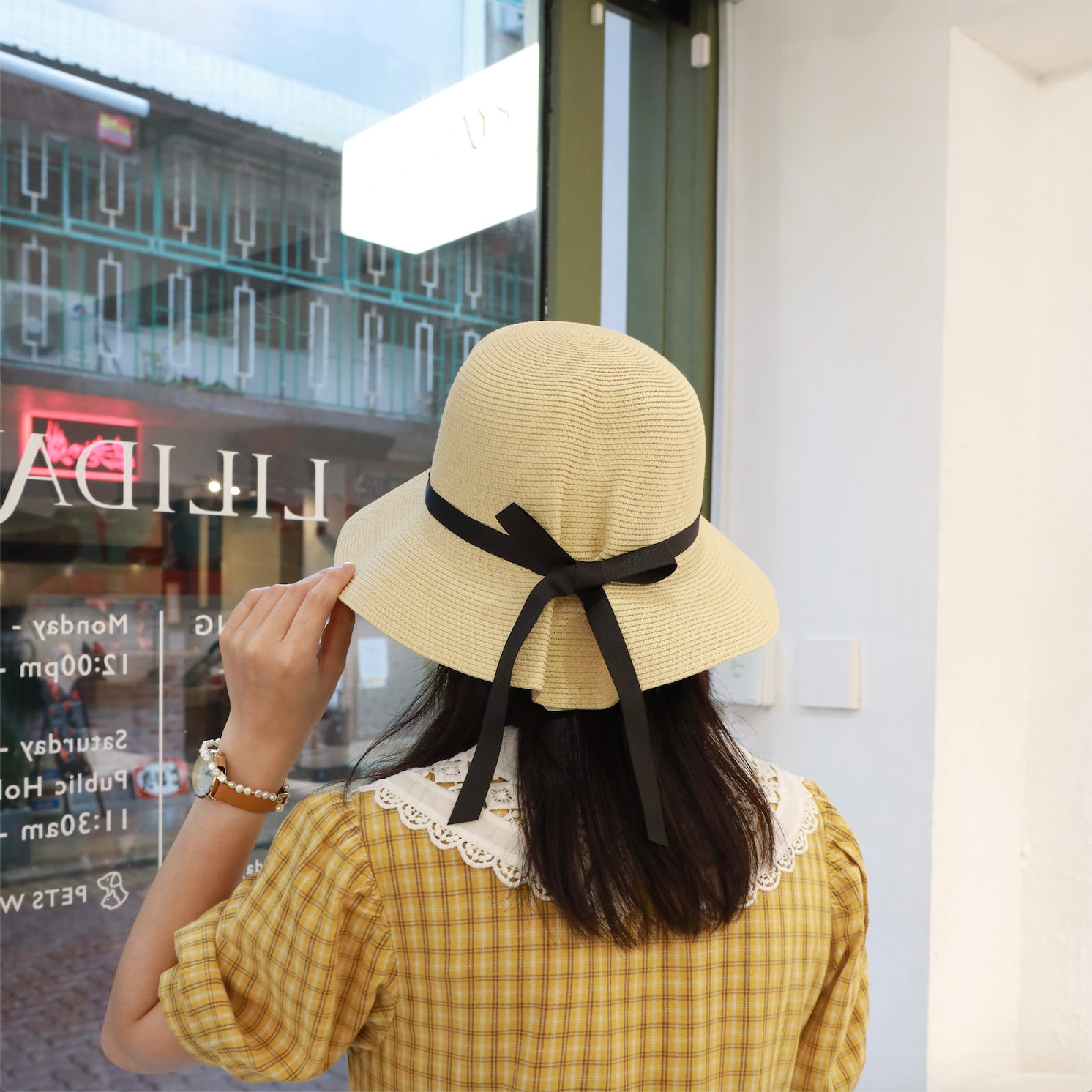 STRAW BRIM HAT | 法式草帽