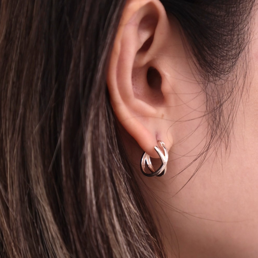 IKON | 925Silver Cross Earring