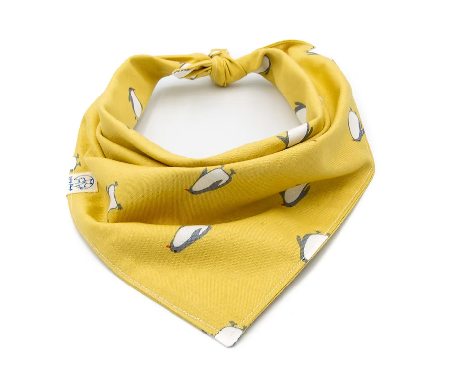 Woofpack | Yellow Penguin Pet Bandana
