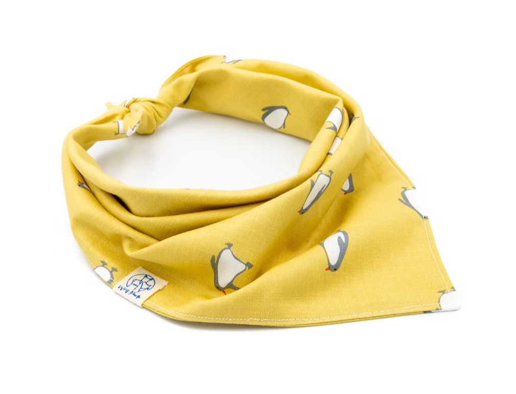 Woofpack | Yellow Penguin Pet Bandana