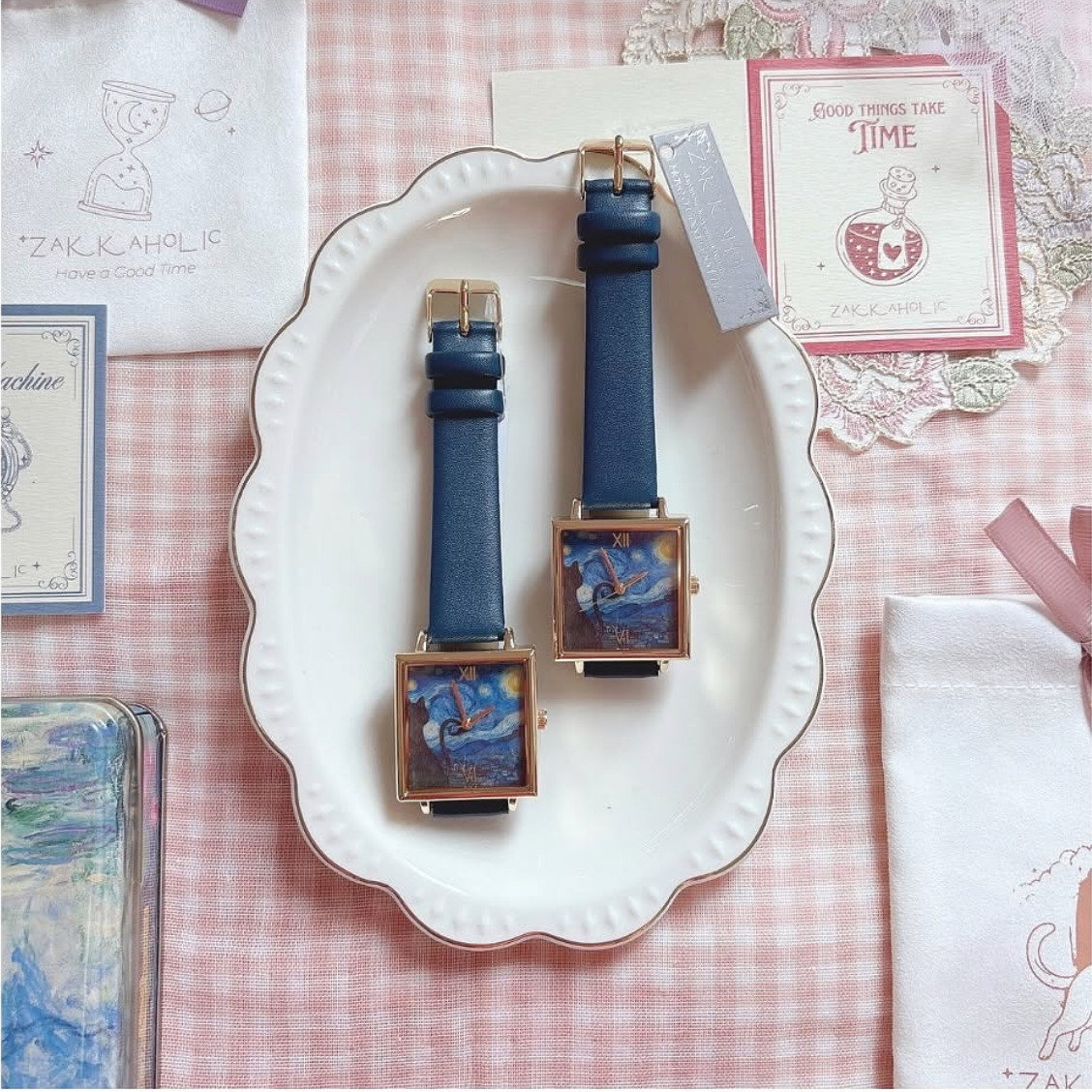 Zakkaholic | Cat Meets Art Museum Series - The Starry Night Watch