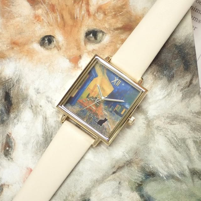 Zakkaholic | Cat Meets Art Museum Series - The Starry Night Watch