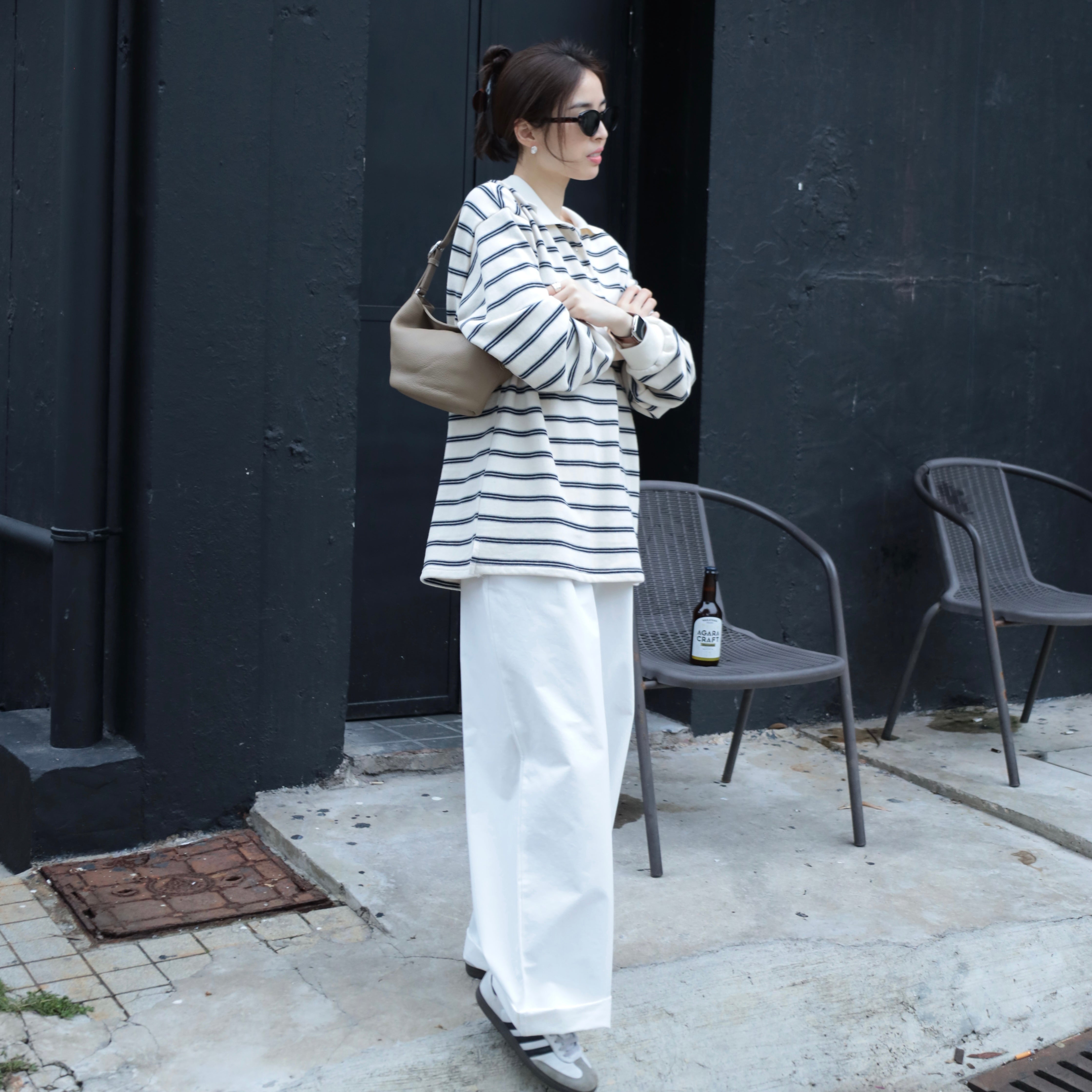 U Cloakroom | Moon Leather Shoulder Bag