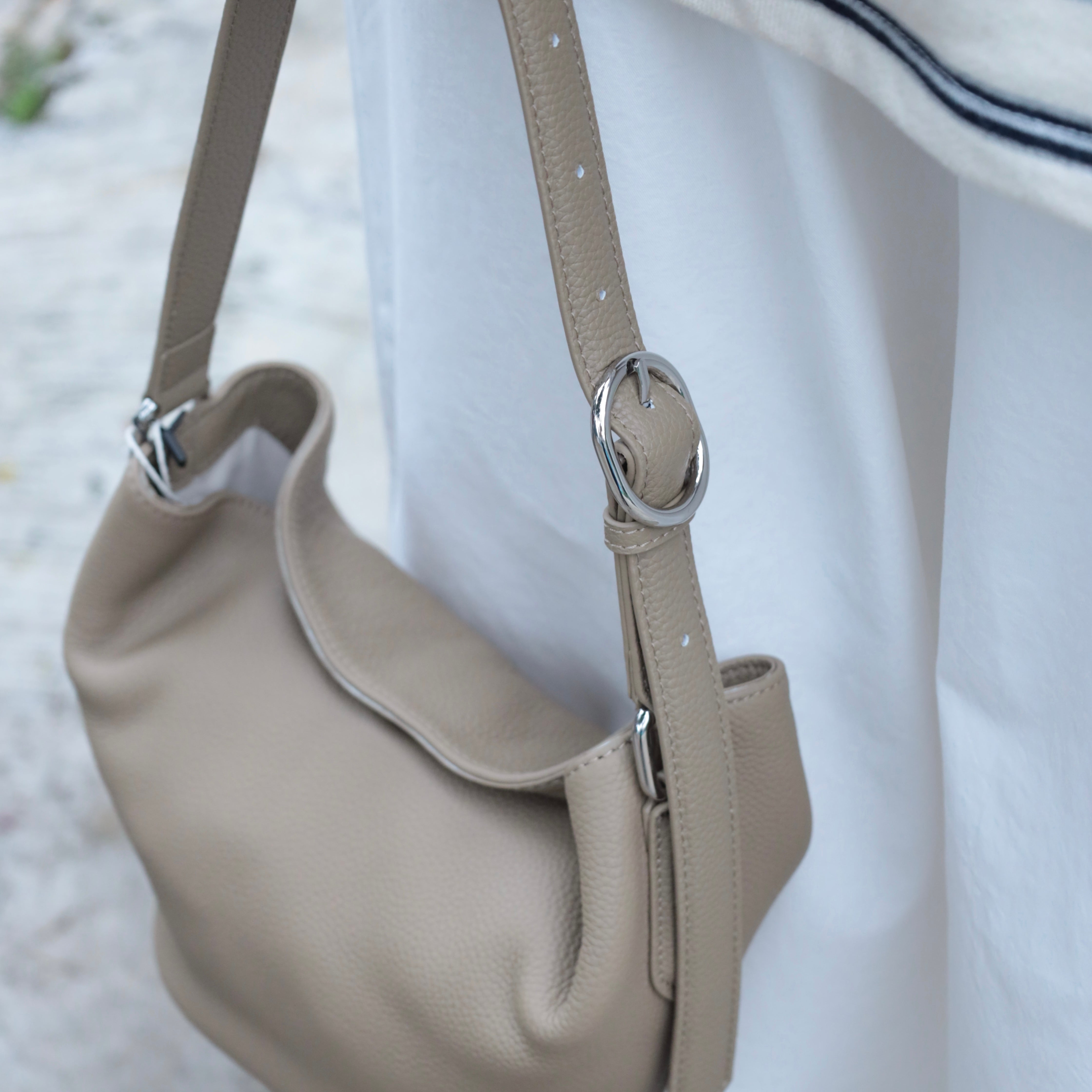 U Cloakroom | Moon Leather Shoulder Bag