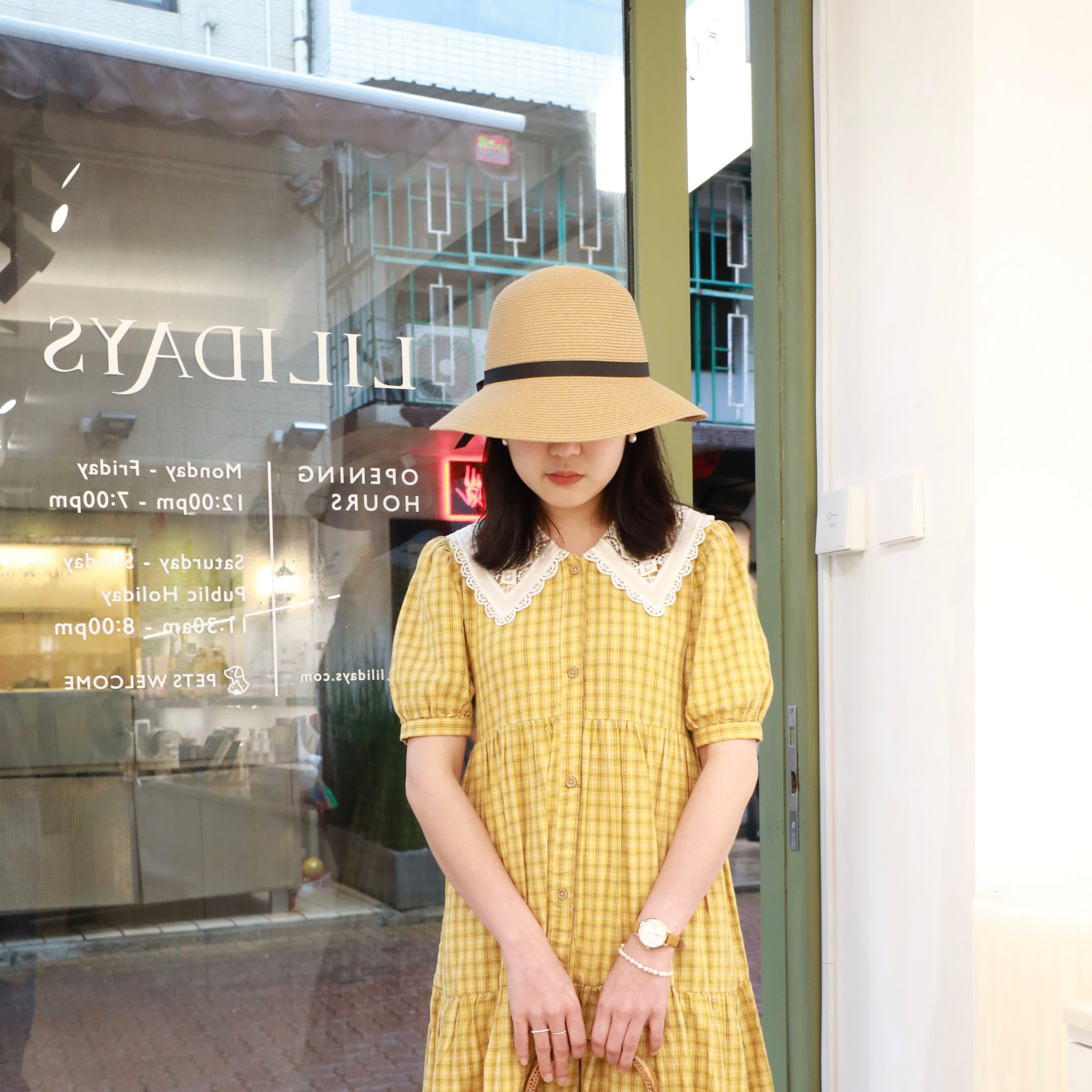 STRAW BRIM HAT | 法式草帽