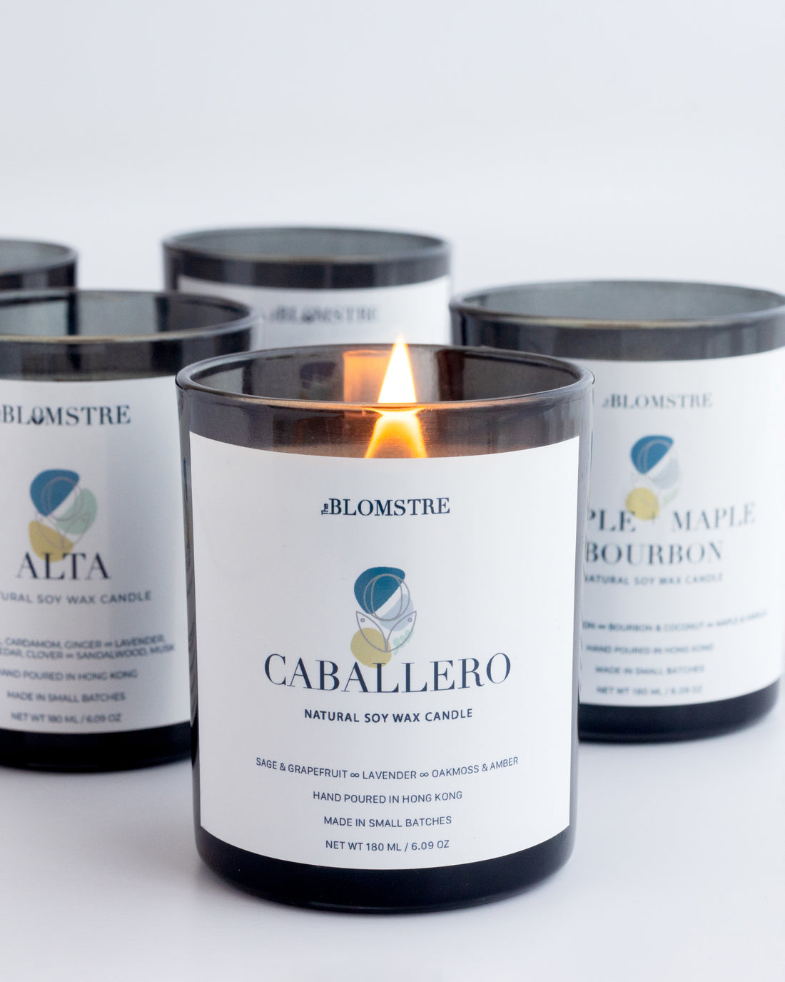 THE BLOMSTRE|Soy Candle 180ml: CABALLERO - N°2