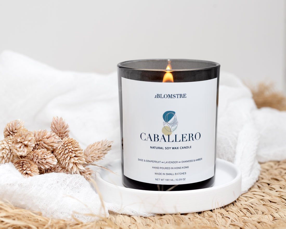 THE BLOMSTRE|Soy Candle 180ml: CABALLERO - N°2