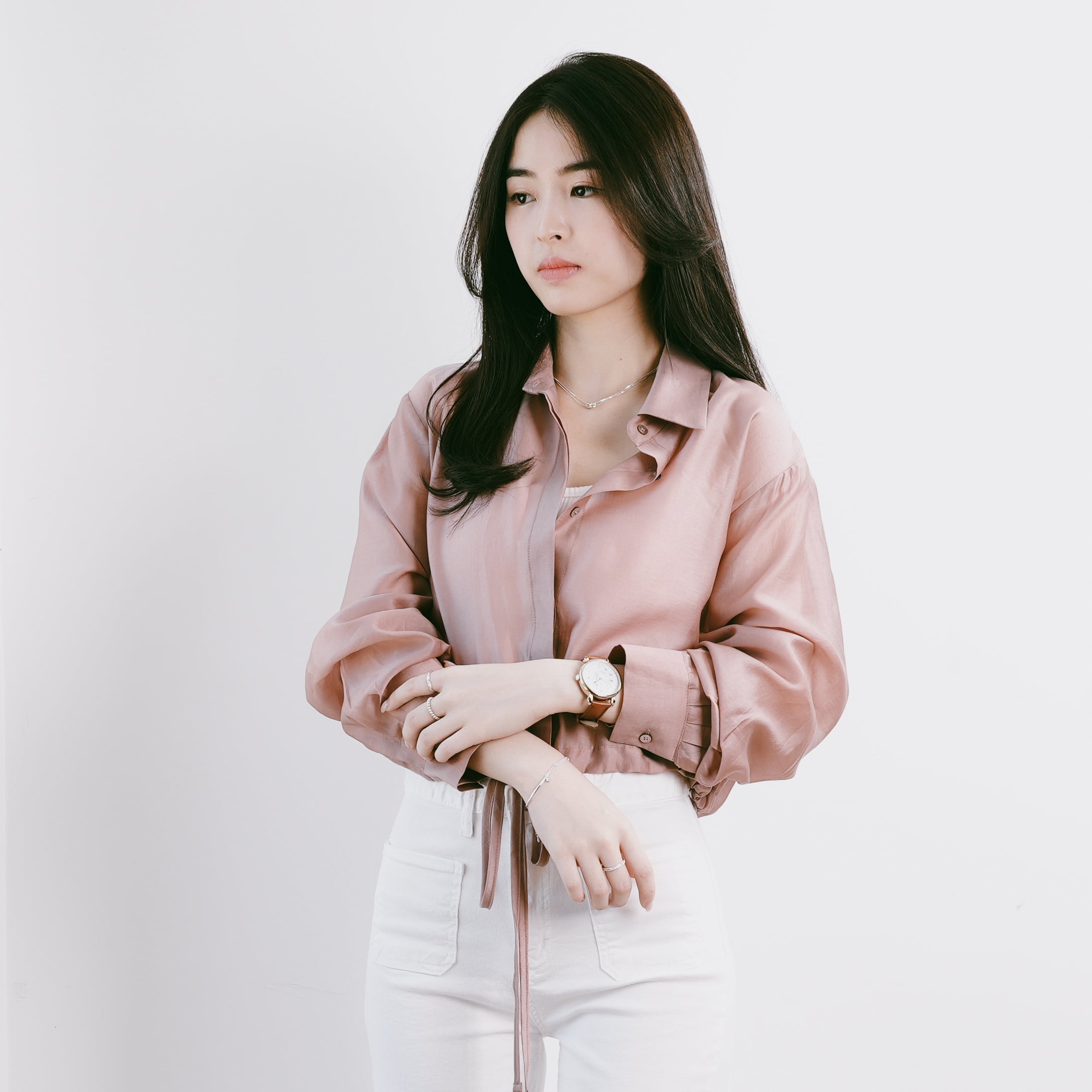DRAWSTRING SHIRT