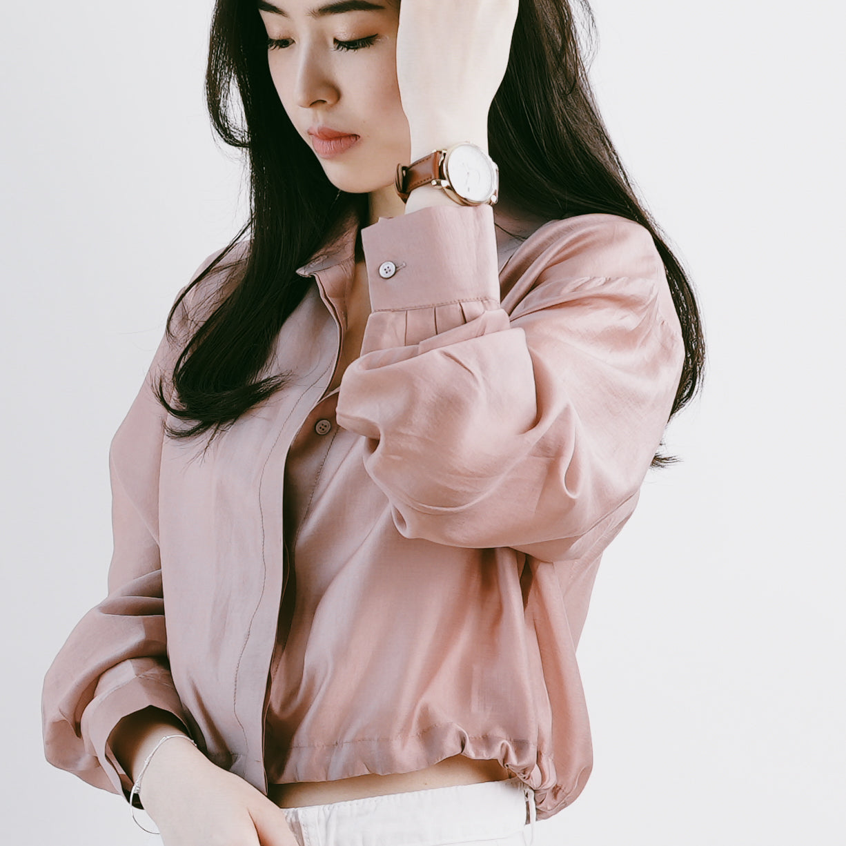 DRAWSTRING SHIRT