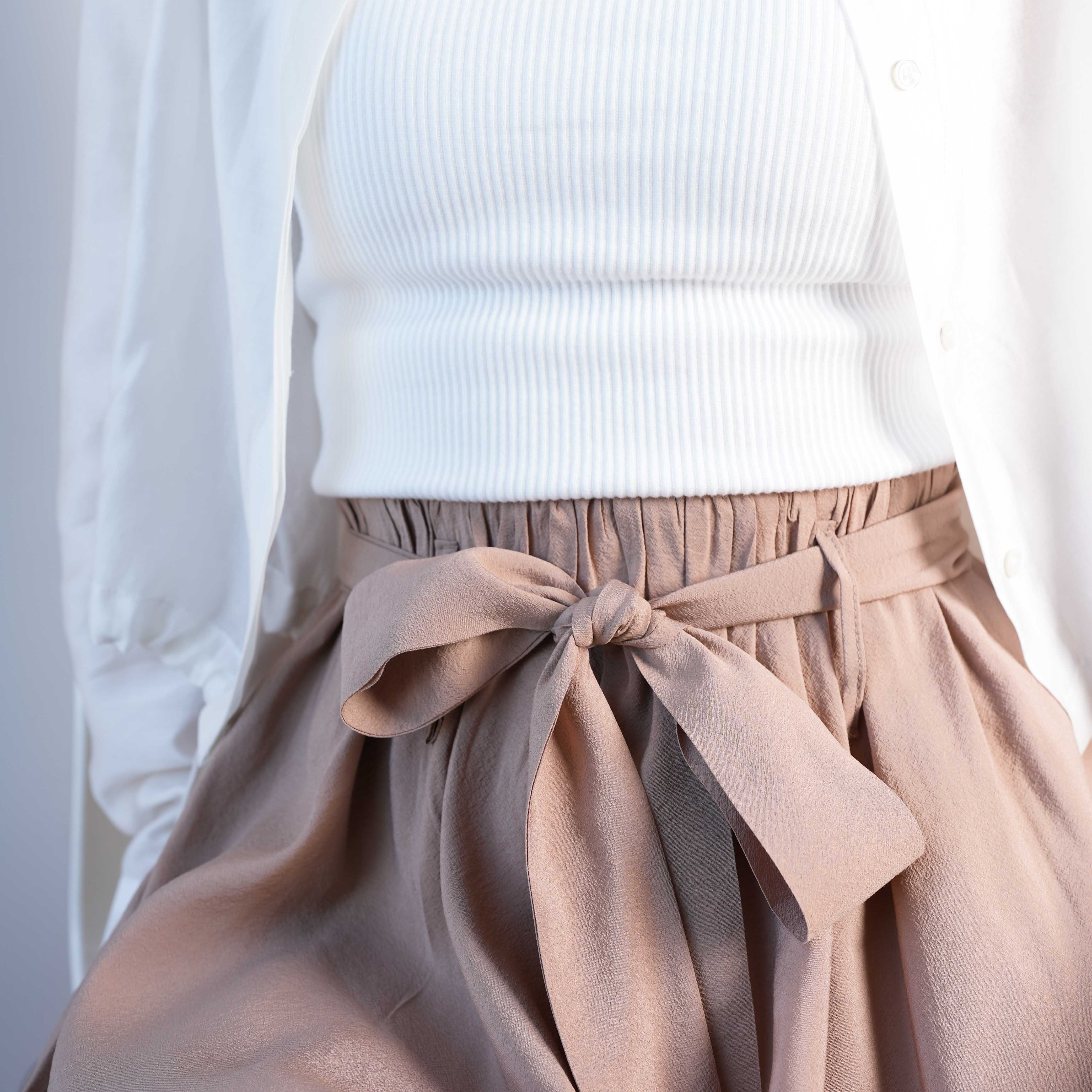 Wide Leg Sash Culottes