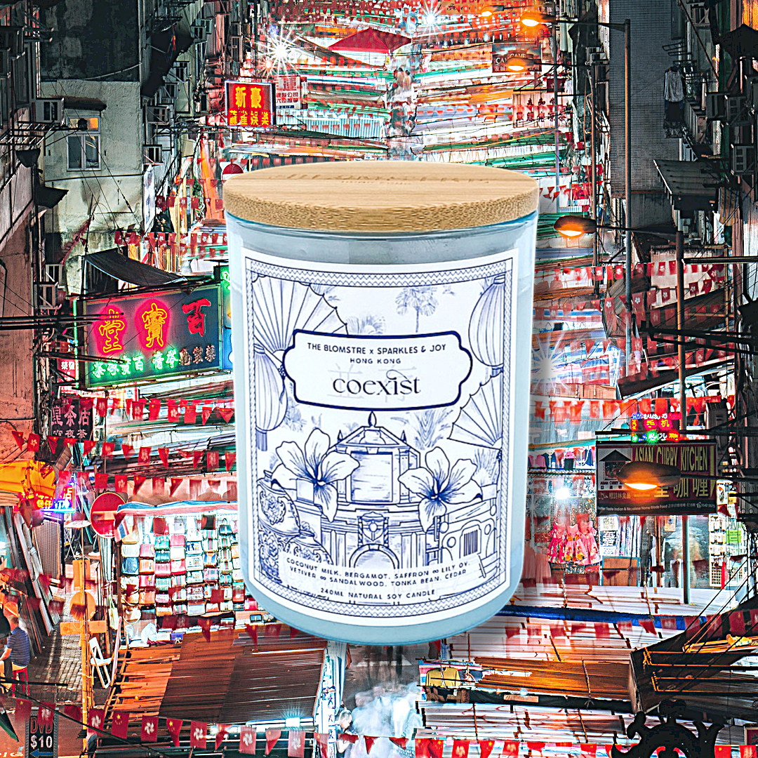 Soy Candle 240ml: COEXIST - HK Centric