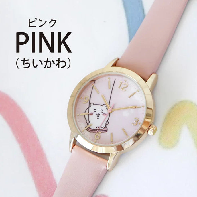 Zakkaholic | Chiikawa Faux Leather Strap Watch