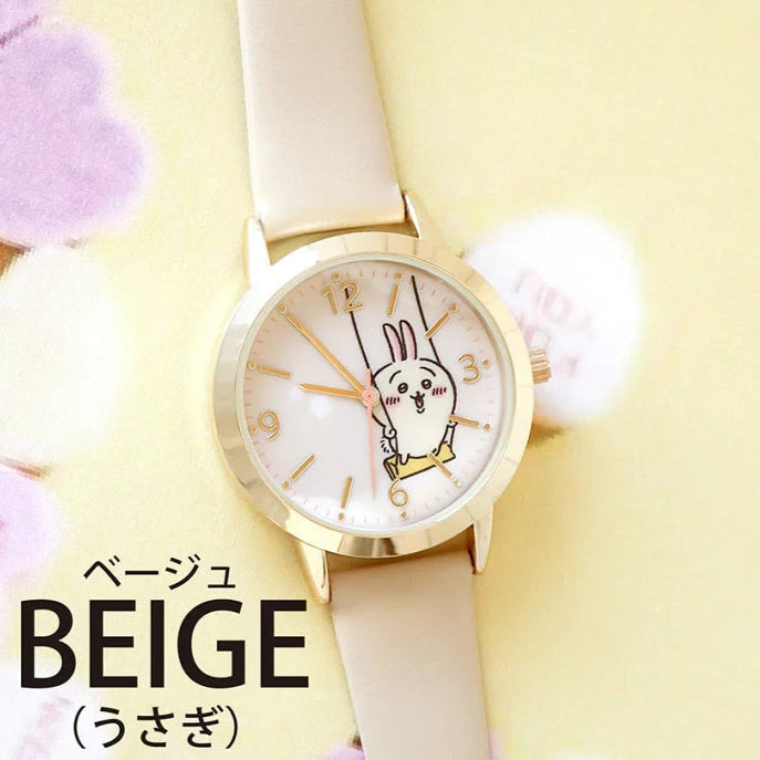 Zakkaholic | Chiikawa Faux Leather Strap Watch