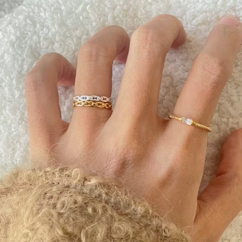 IKON | 925Silver Square Cubic Ring