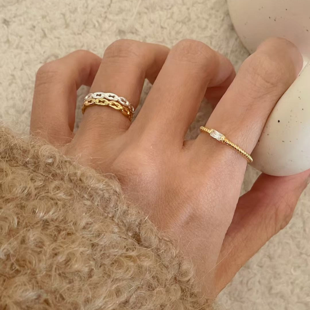 IKON | 925Silver Square Cubic Ring