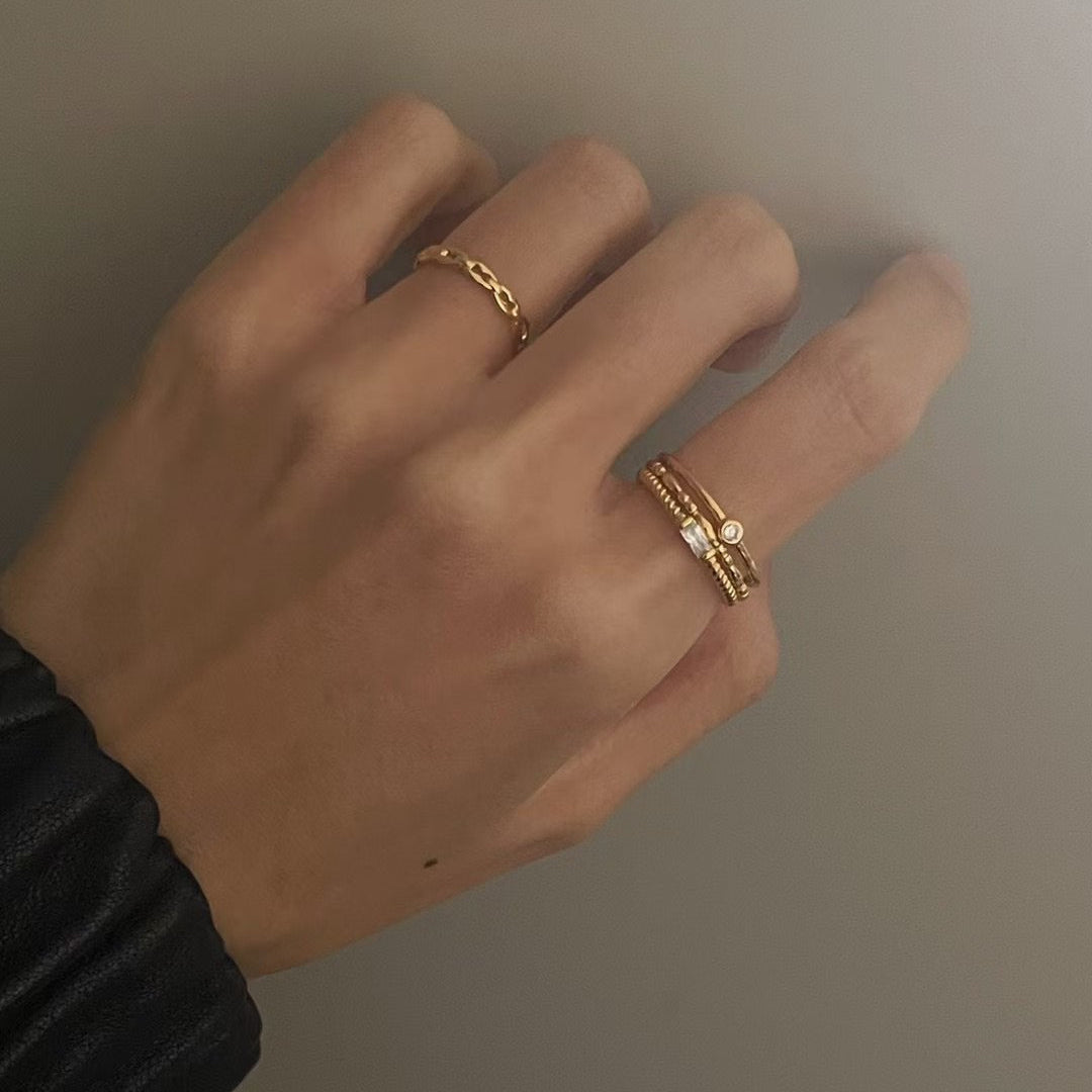 IKON | 925Silver Square Cubic Ring