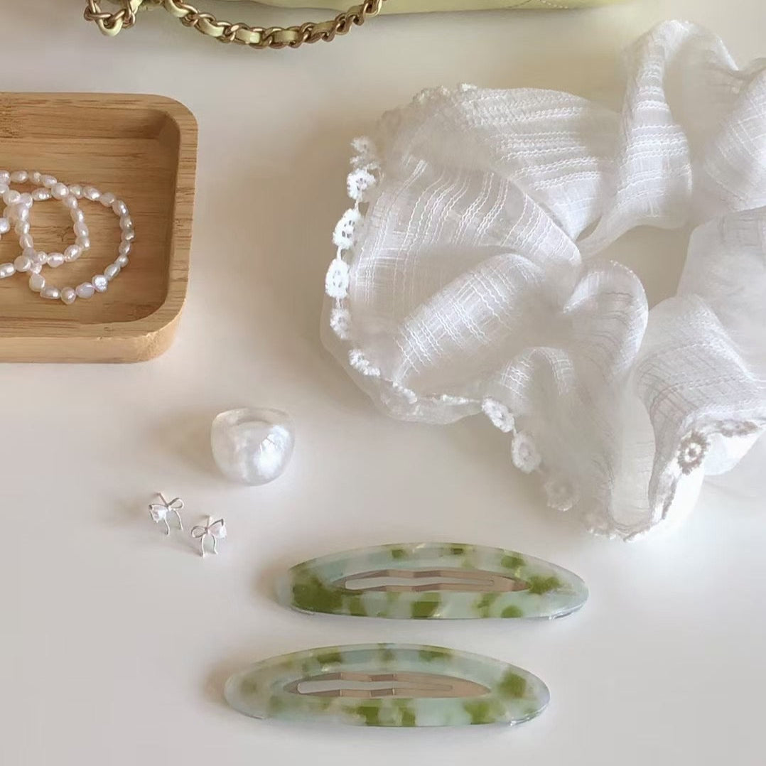 ChicStrands|Flower Embroidery Hair Scrunchie
