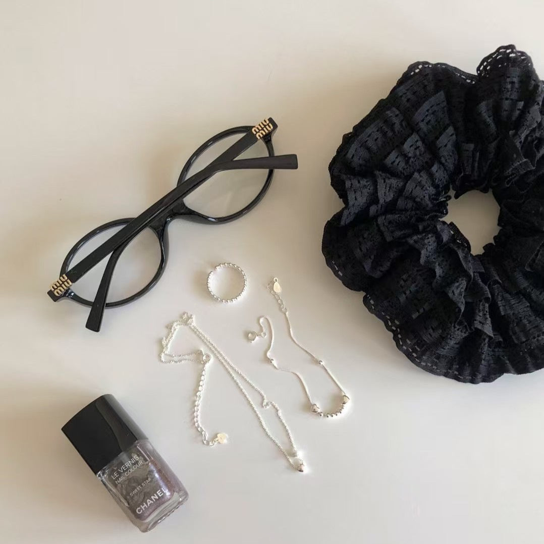 ChicStrands|Frill Lace Hair Scrunchie