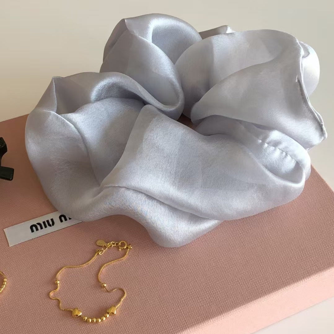 ChicStrands|Chiffon Glossy Big Sized Hair Scrunchie