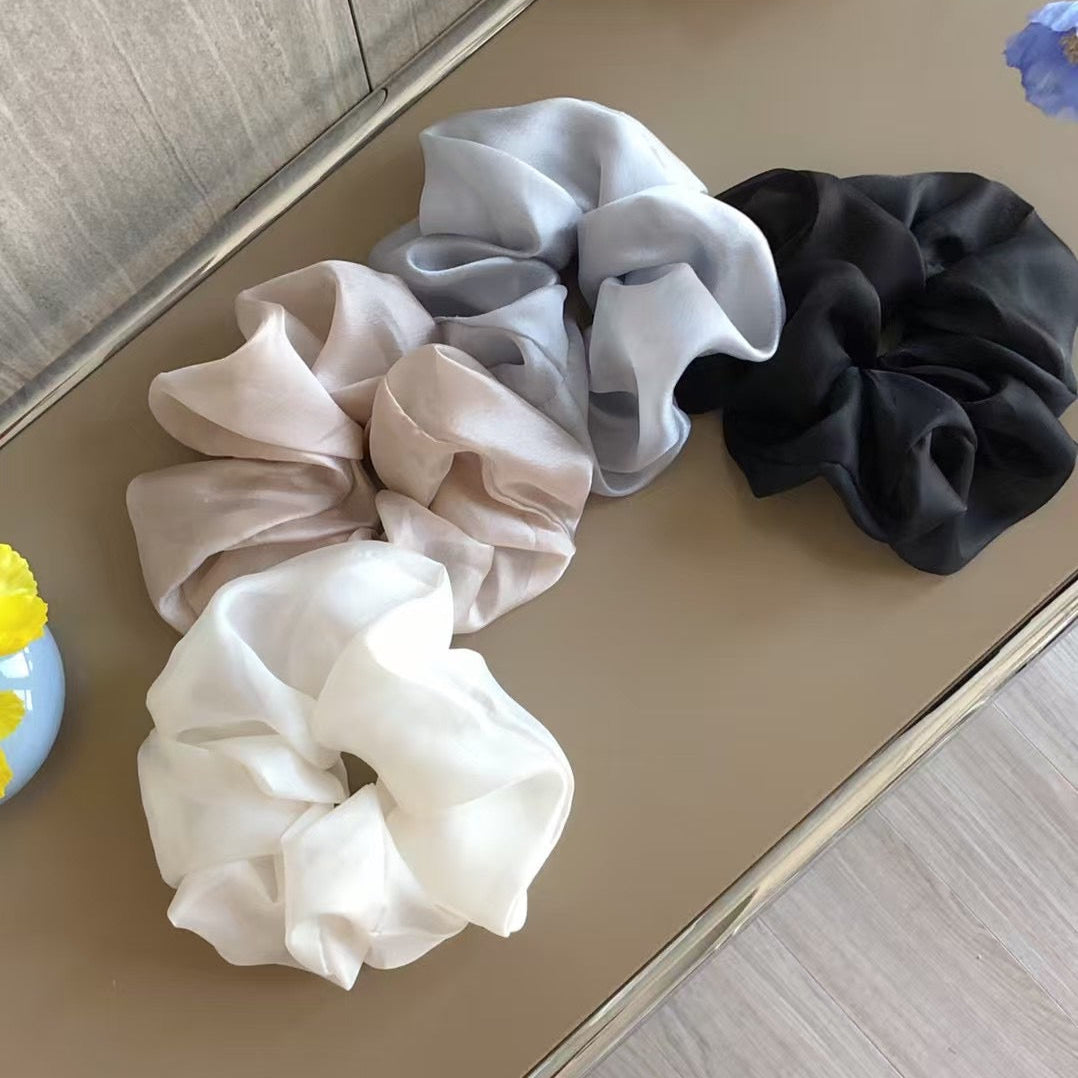 ChicStrands|Chiffon Glossy Big Sized Hair Scrunchie