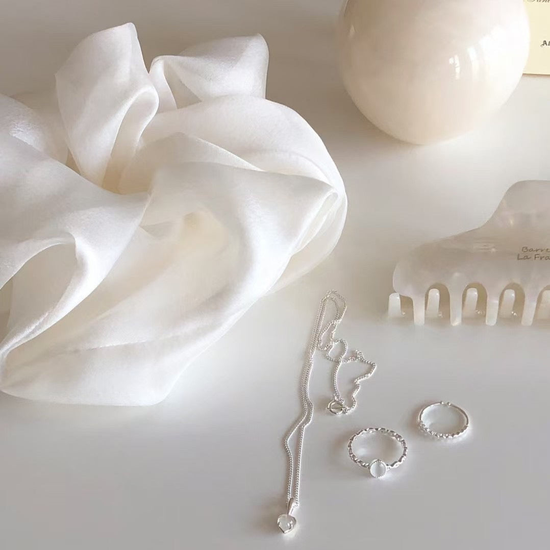 ChicStrands|Chiffon Glossy Big Sized Hair Scrunchie
