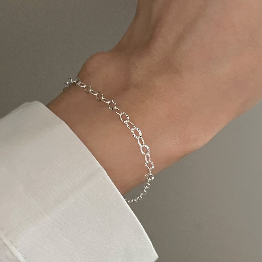 IKON | 925Silver Cutting Chain Bracelet
