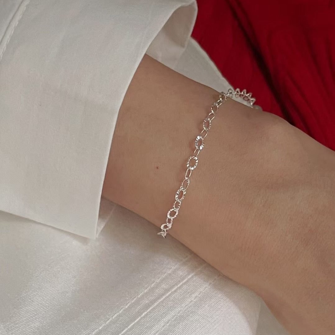 IKON | 925Silver Cutting Chain Bracelet