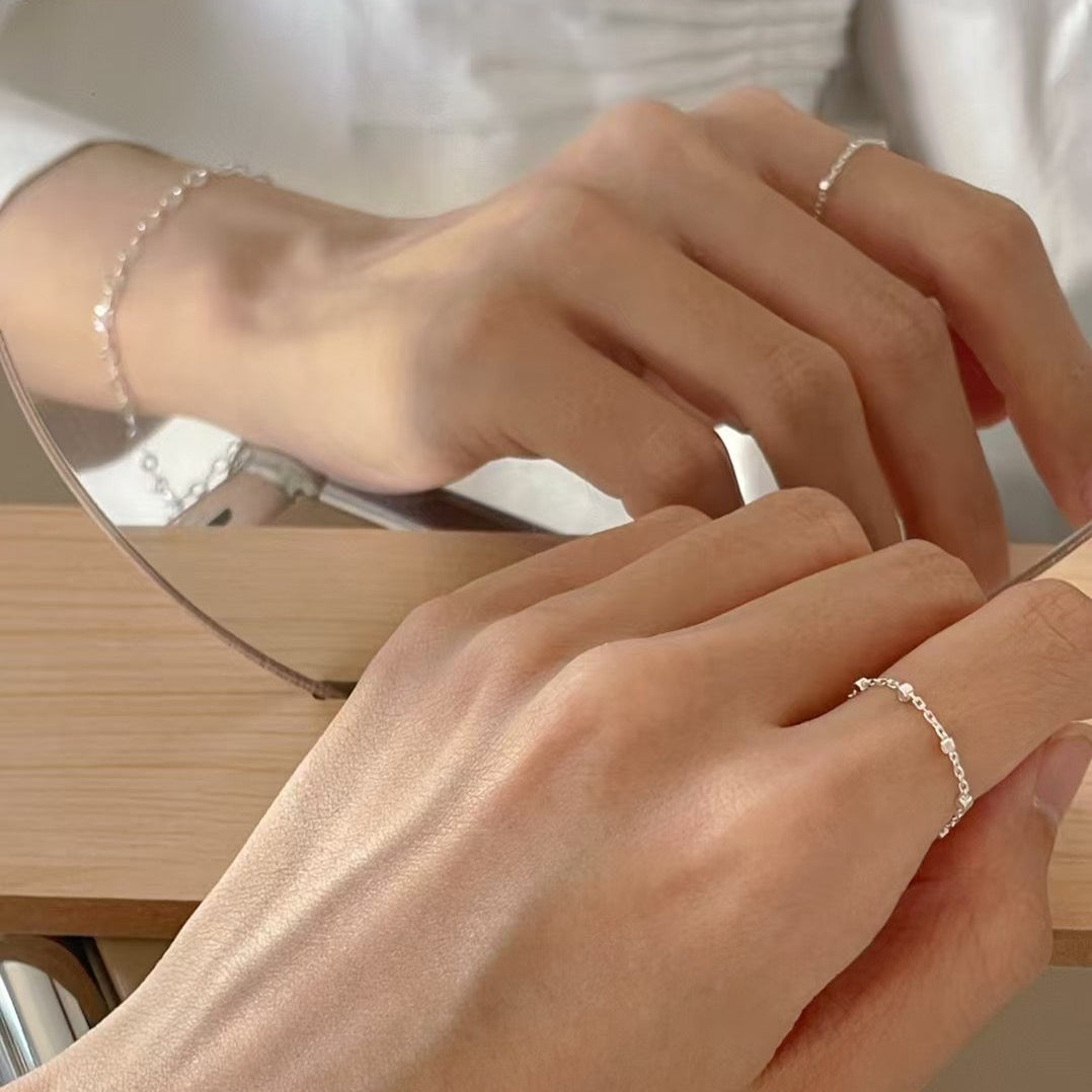 IKON | 925Silver Chain Layering Ring