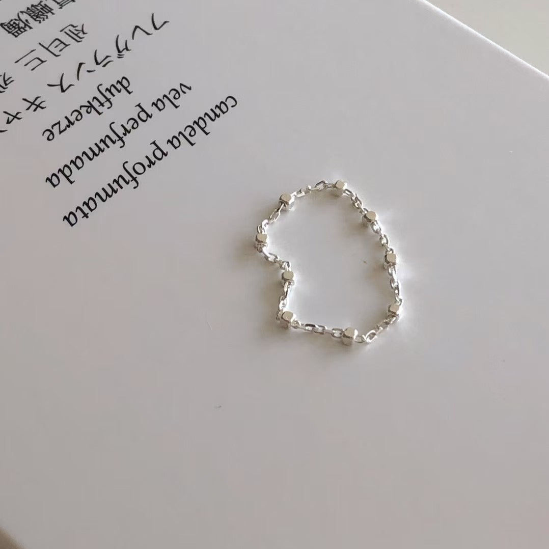 IKON | 925Silver Chain Layering Ring