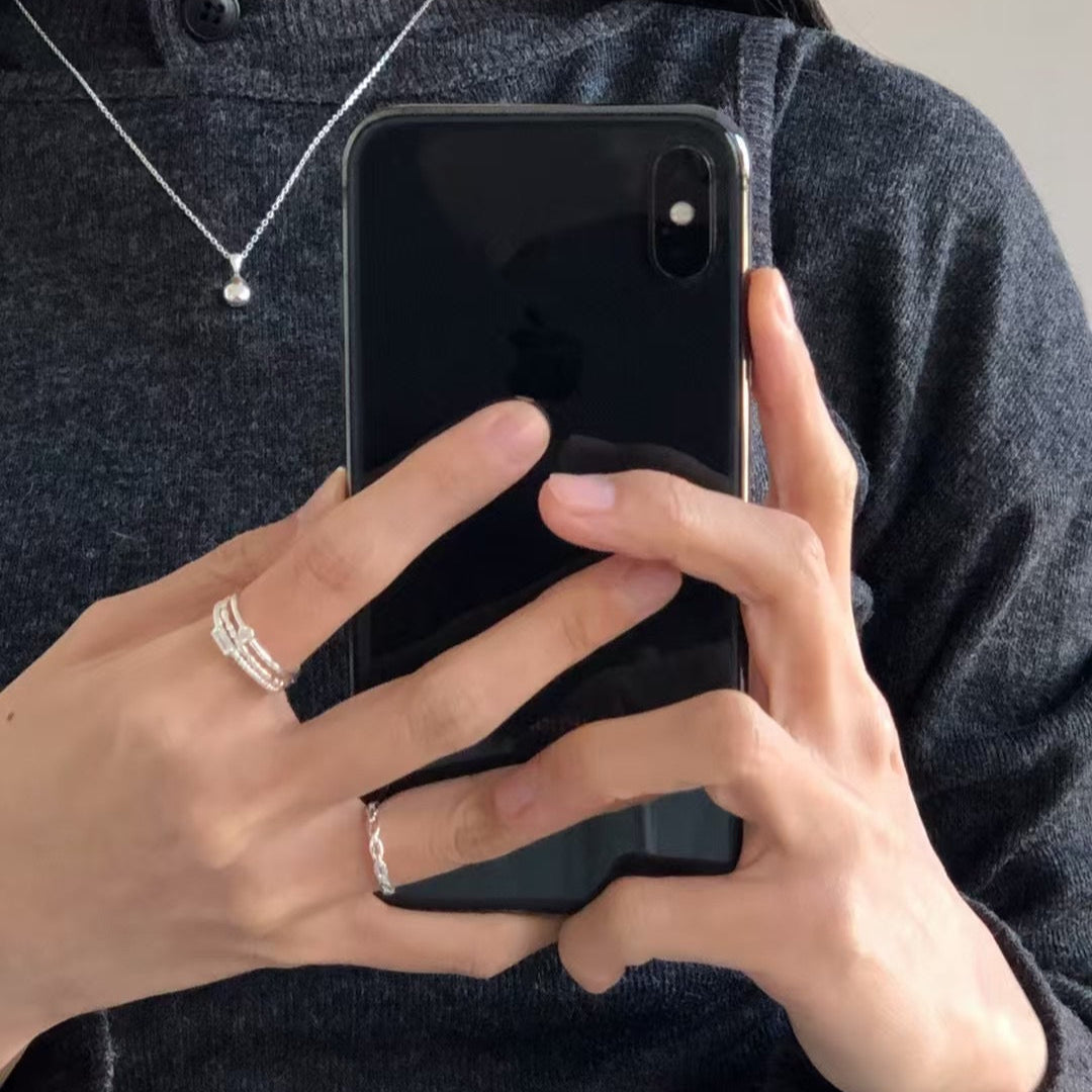 IKON|925Silver Dot Point Ring