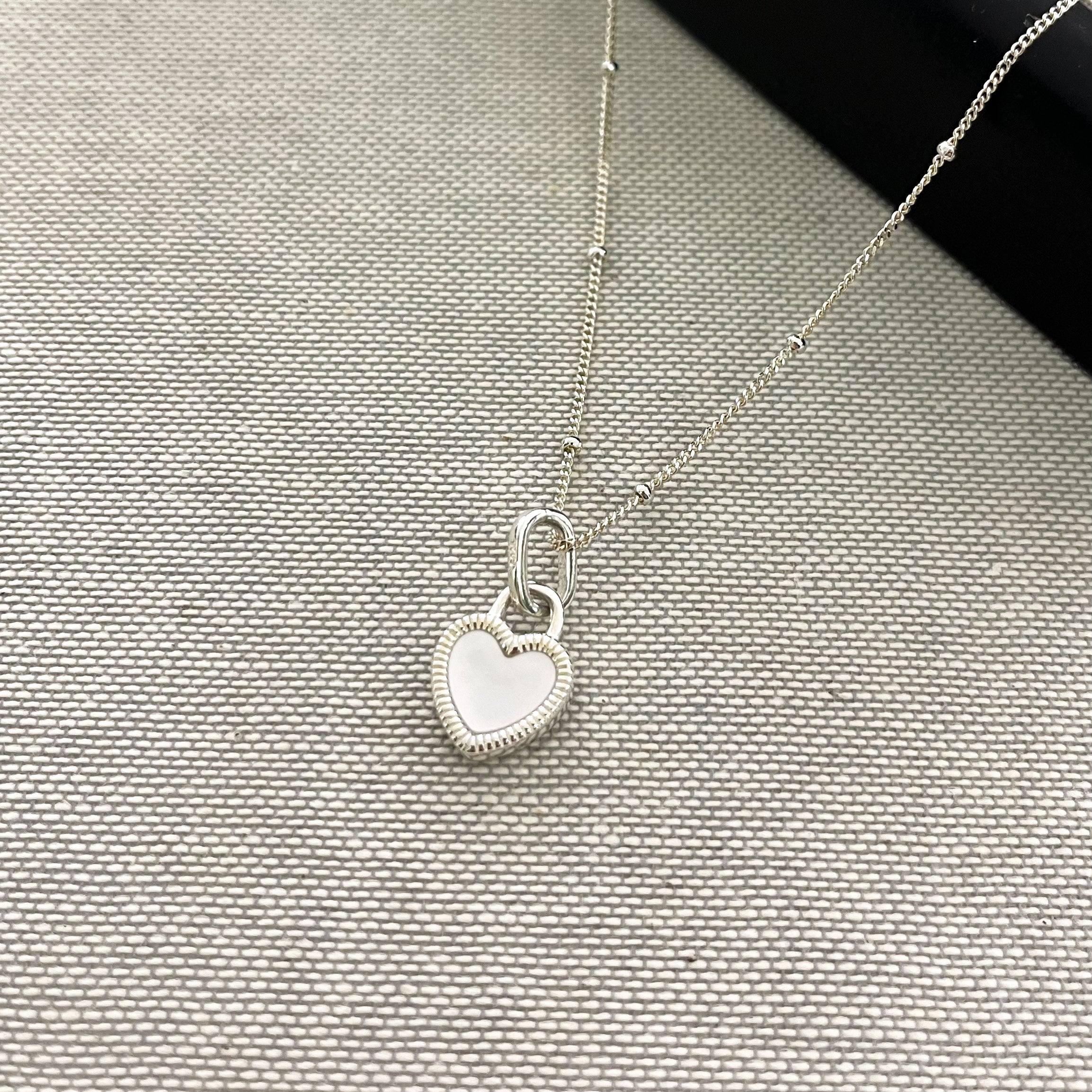 S925  DOUBLE WEAR HEART NECKLACE - IKON68