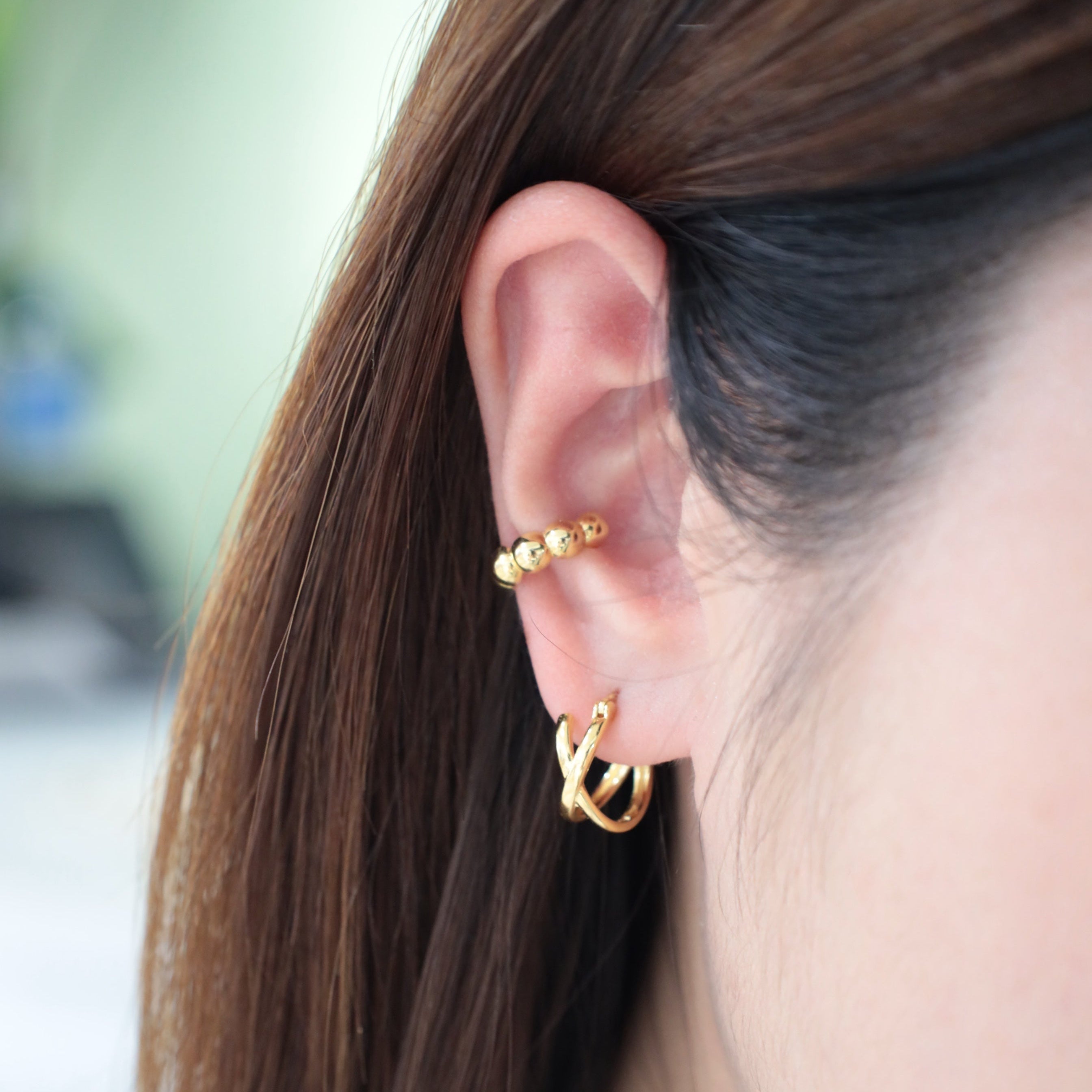 IKON | 925Silver Cross Earring