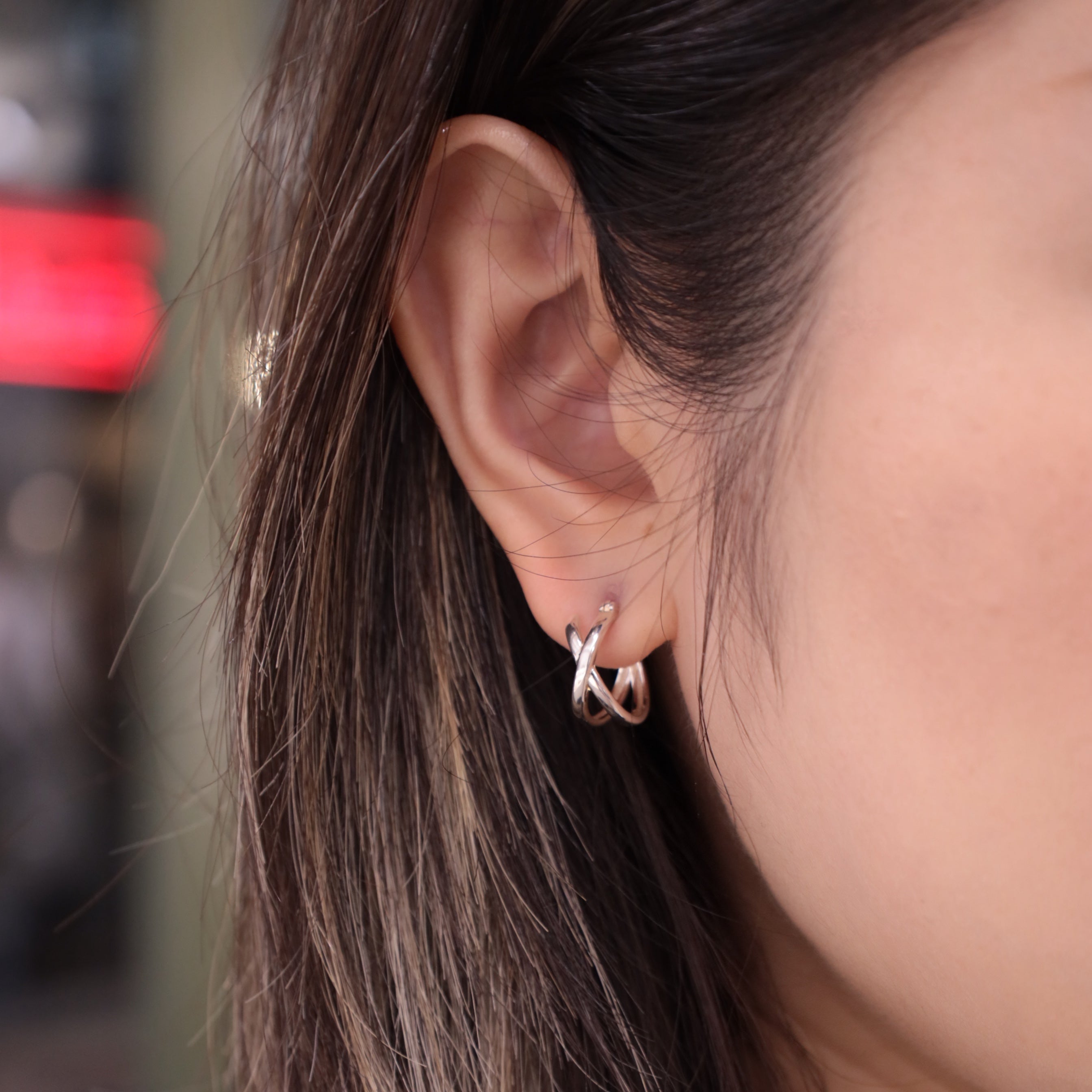 IKON | 925Silver Cross Earring
