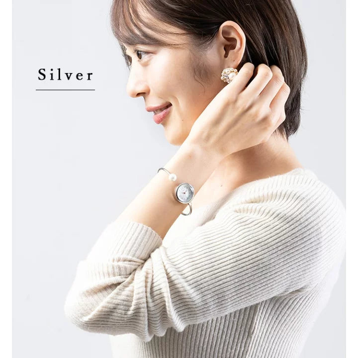 Zakkaholic | Single Pearl Bracelet Watch