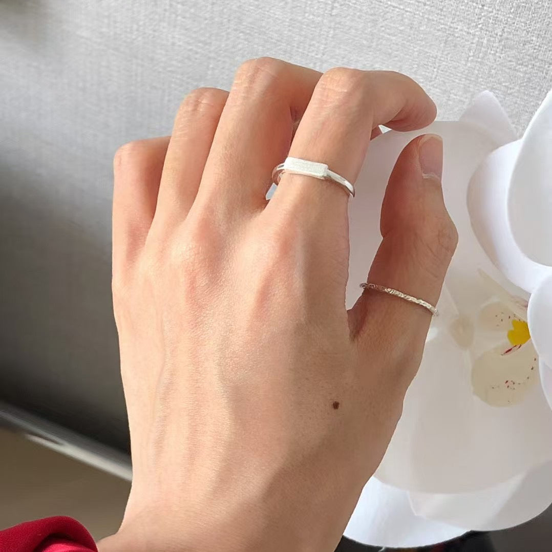 IKON  | 925Silver Texture Ring