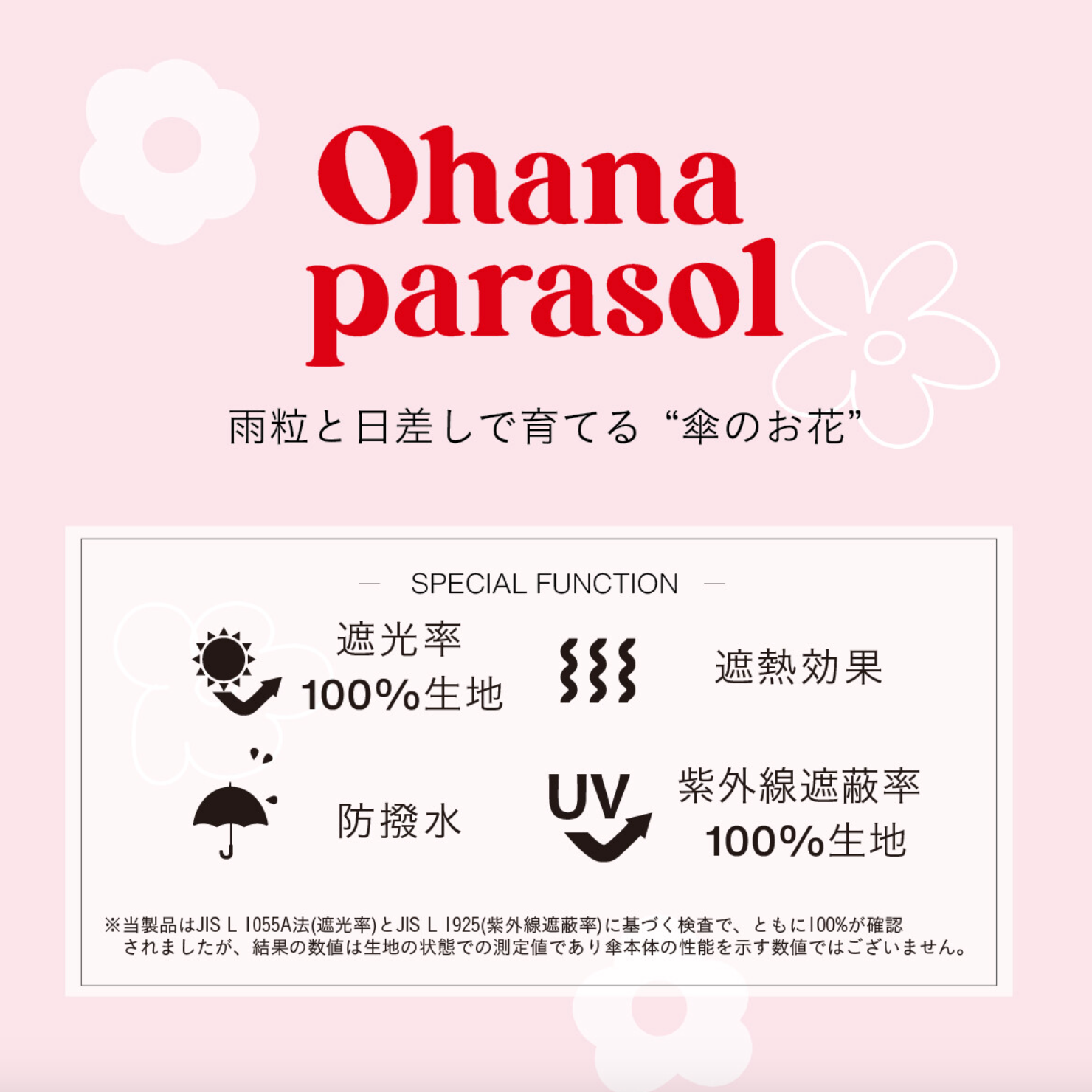 Bloom Your Colour｜Ohana Parasol (Checked Pattern）
