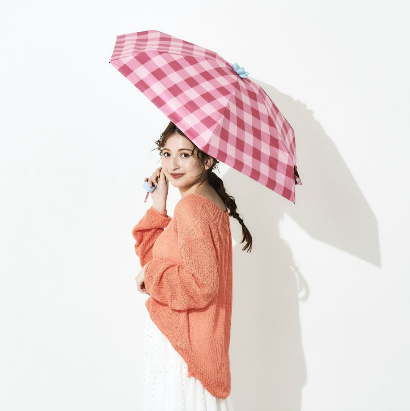 Bloom Your Colour｜Ohana Parasol (Checked Pattern）