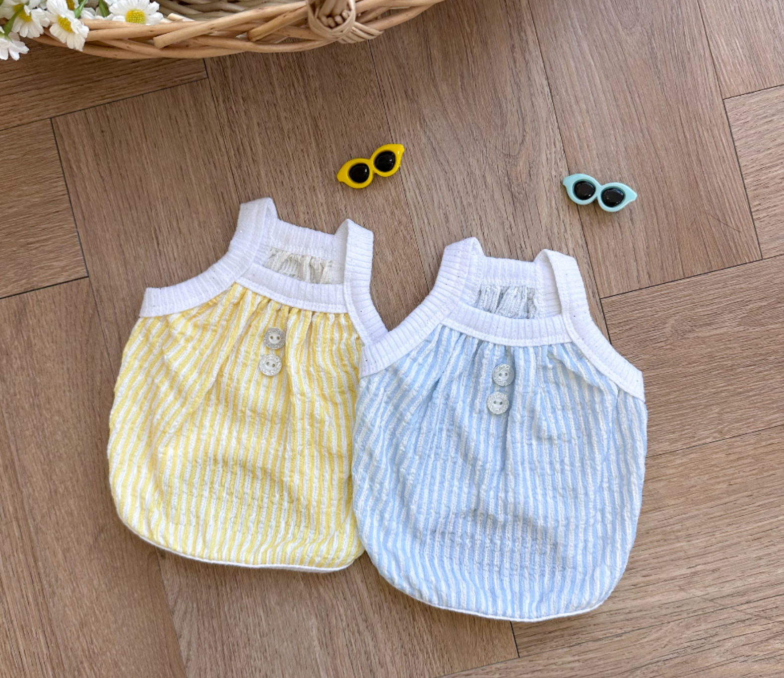 Pet Daily｜Pet Summer Striped Tank