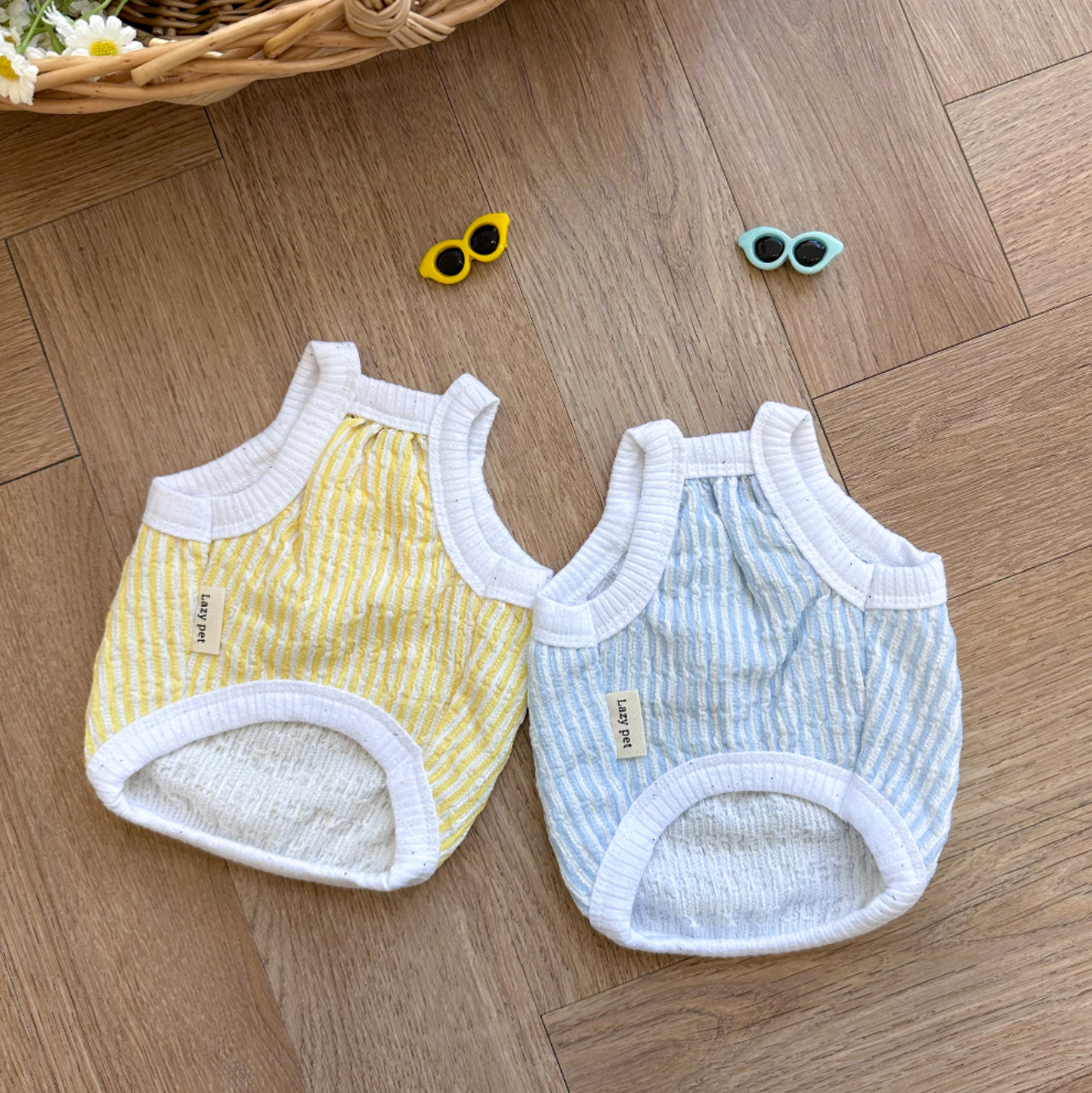 Pet Daily｜Pet Summer Striped Tank