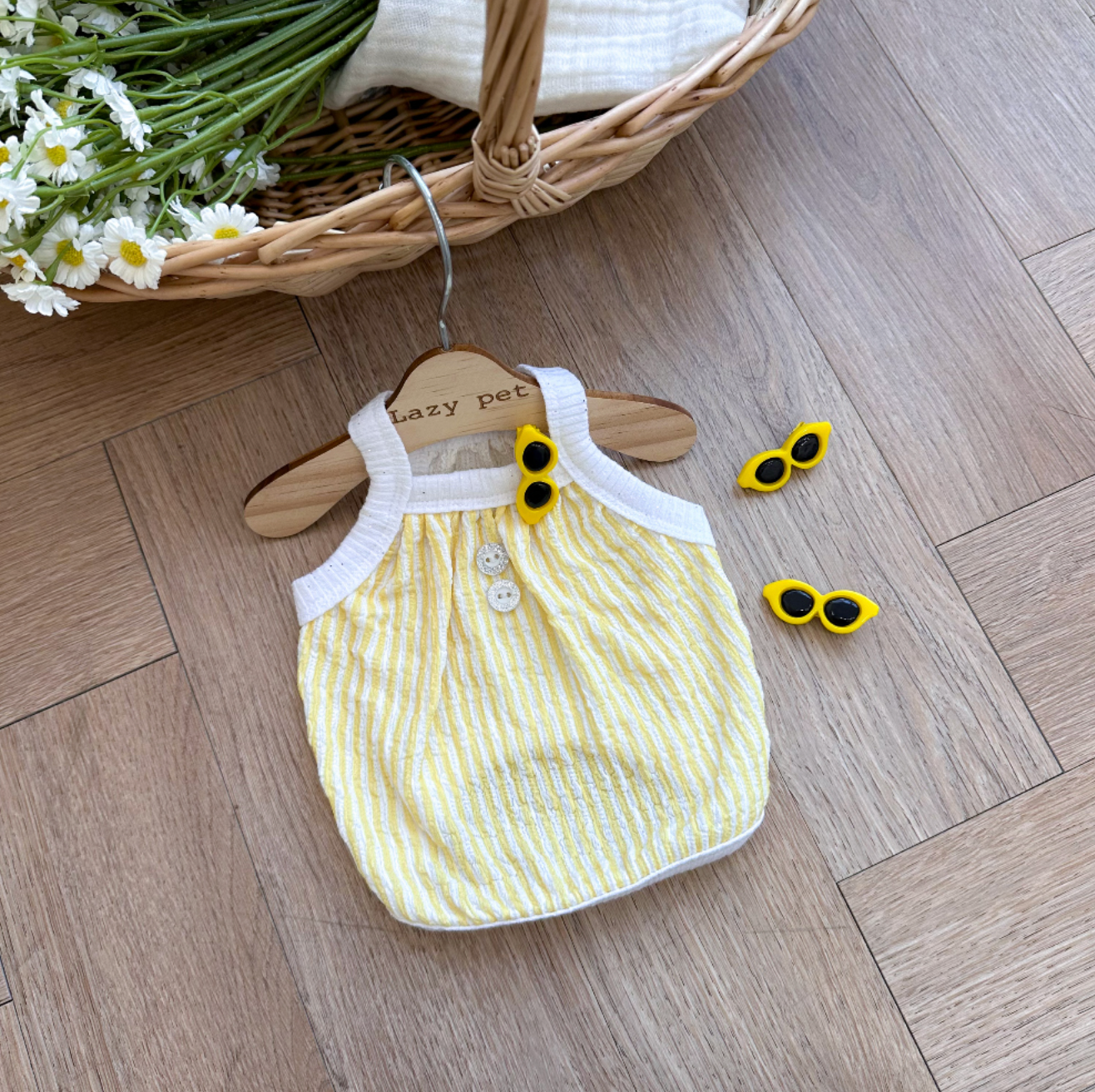 Pet Daily｜Pet Summer Striped Tank