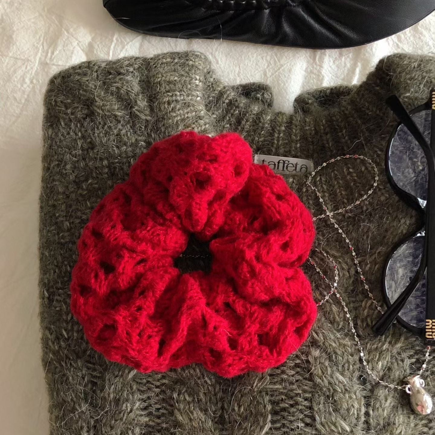 ChicStrands | Cozy Knit Hair Scrunchie