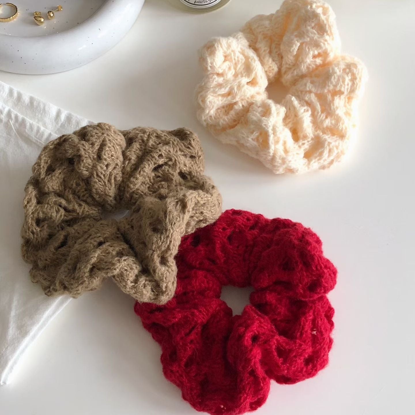 ChicStrands | Cozy Knit Hair Scrunchie