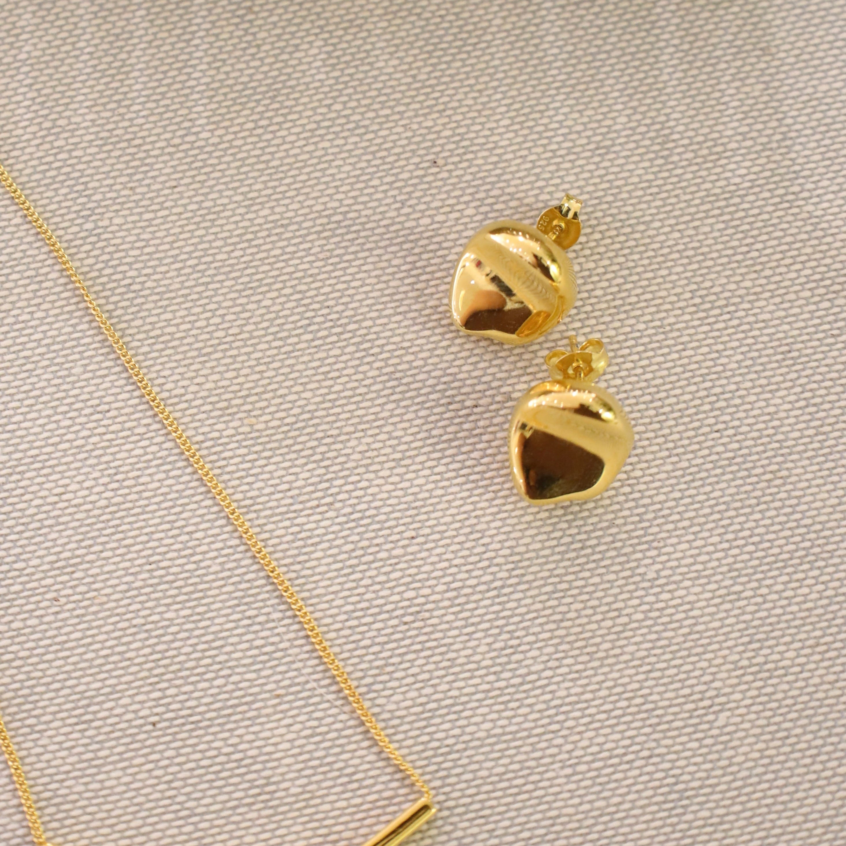 IKON DELUXE | Polished Smooth Concave Stud Earrings