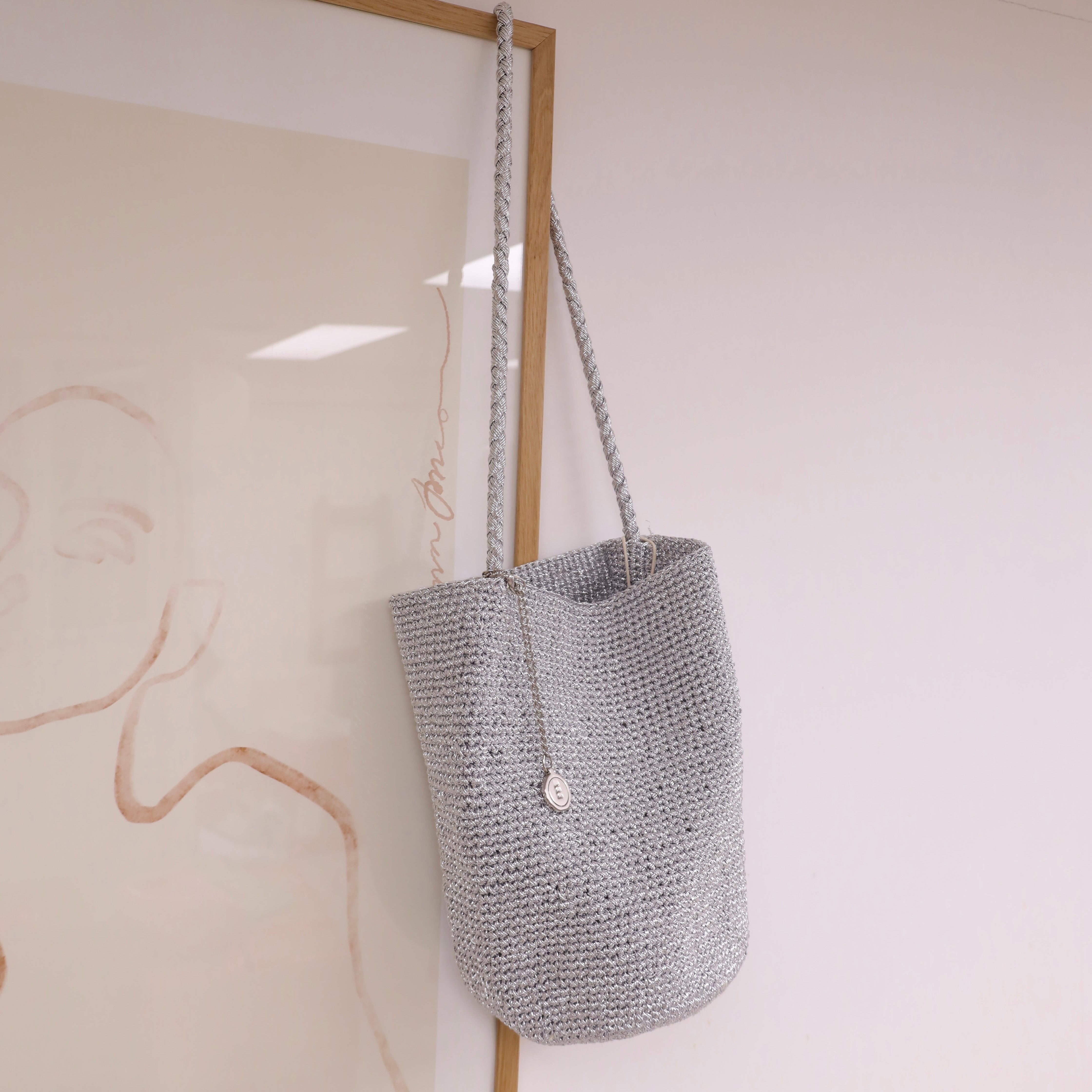 U Cloakroom - Blink Woven Bucket Bag