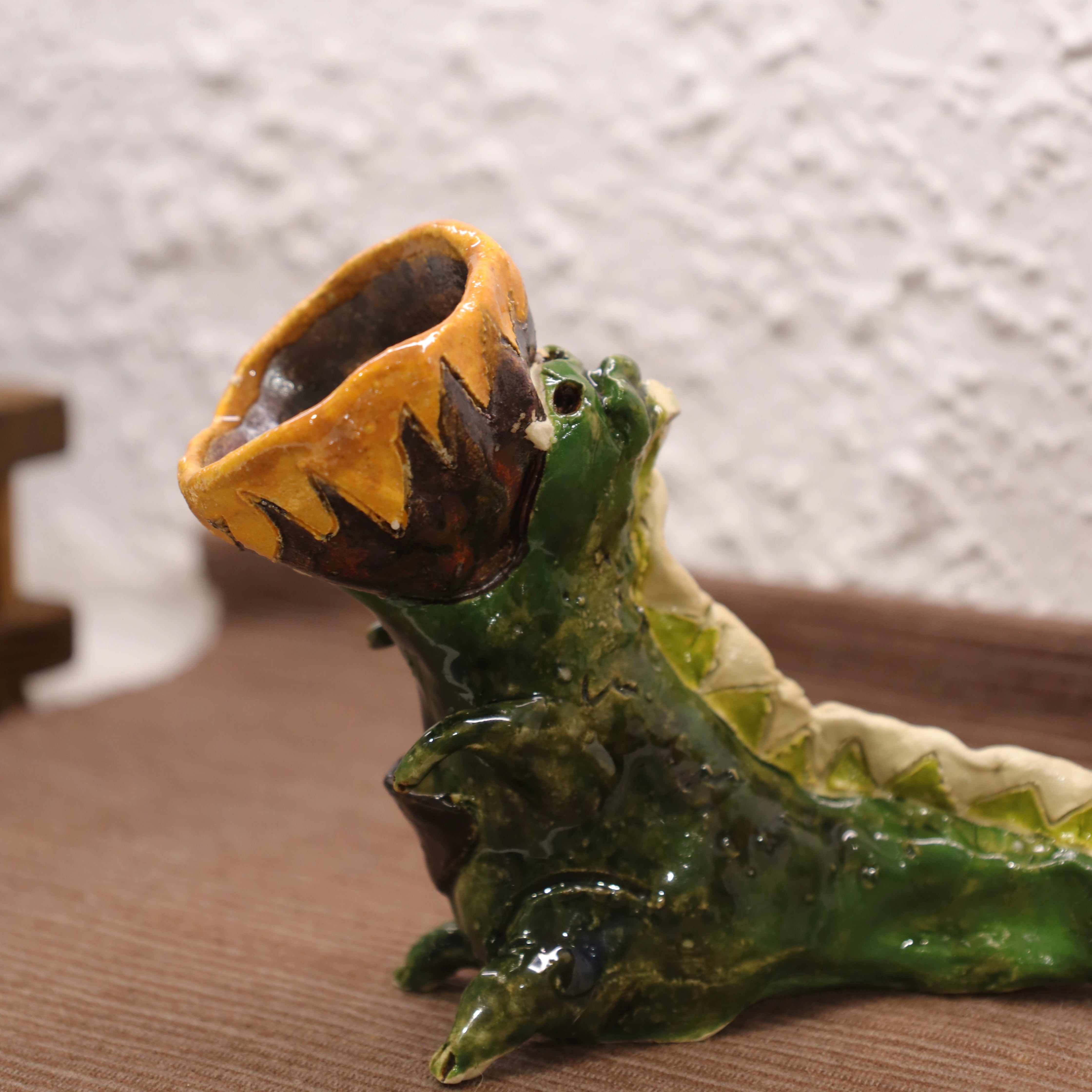 Ceramic Artist: Hoiyi Lam | Dinosaur or Dragon or Lizard or Me?