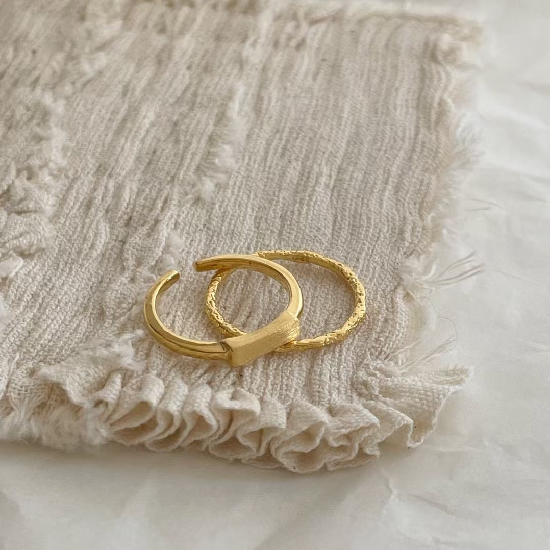 IKON  | 925Silver Texture Ring