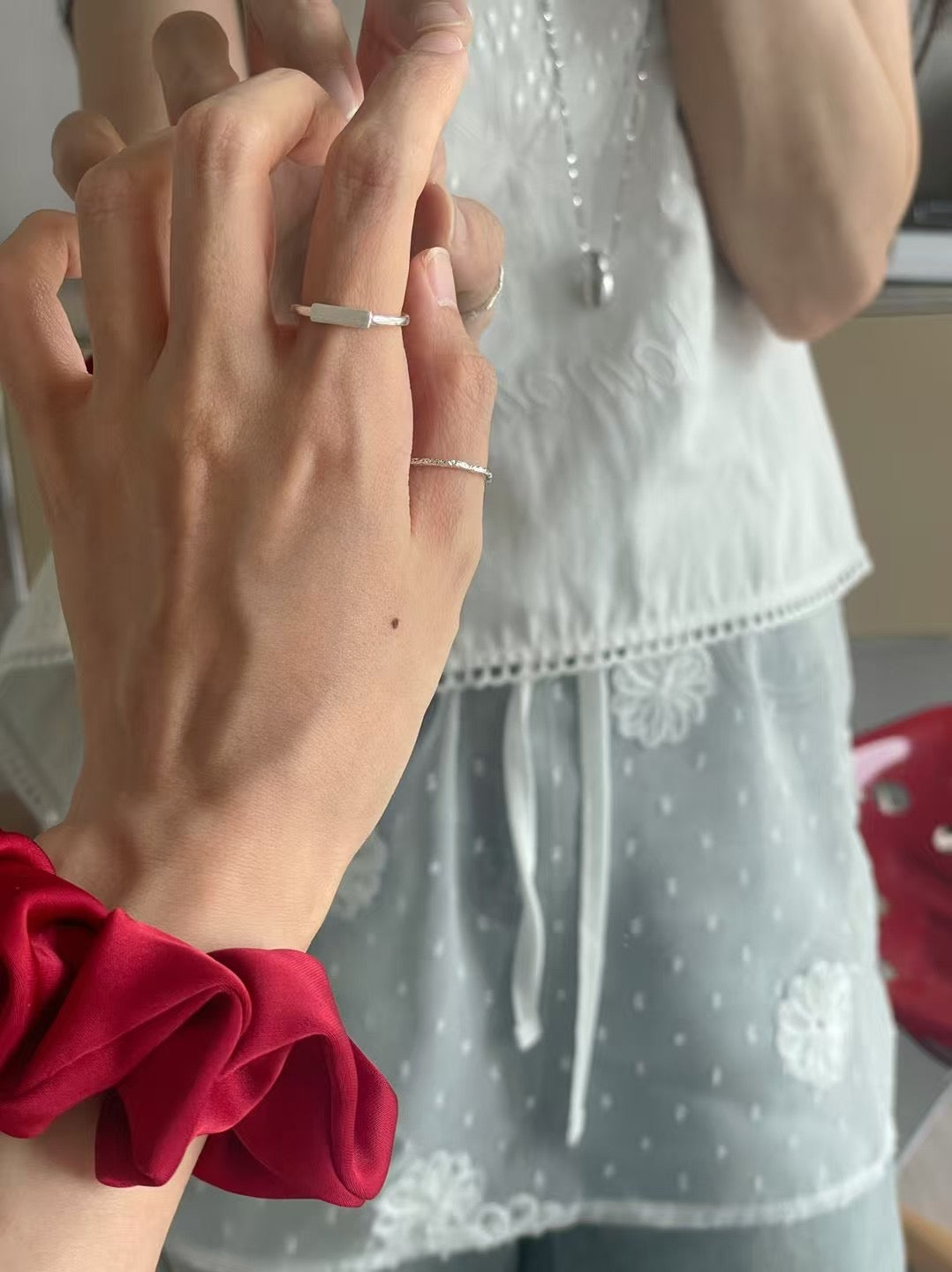 IKON  | 925Silver Texture Ring